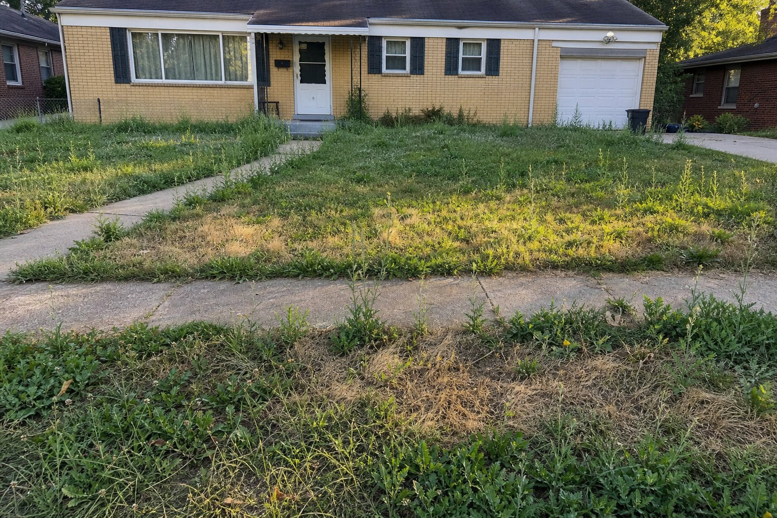Before lawn care service